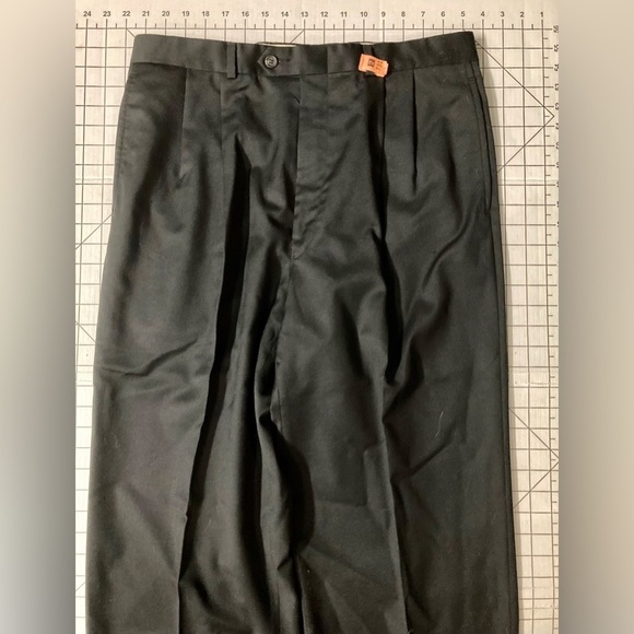 Lauren Ralph Lauren Men’s Size 34/34 Black Total Care Dress Pants - Picture 2 of 6
